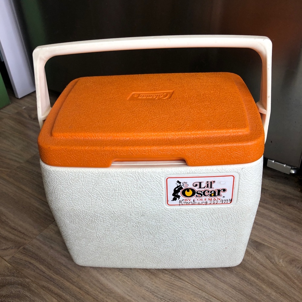 Vintage Coleman mini cooler lil Oscar